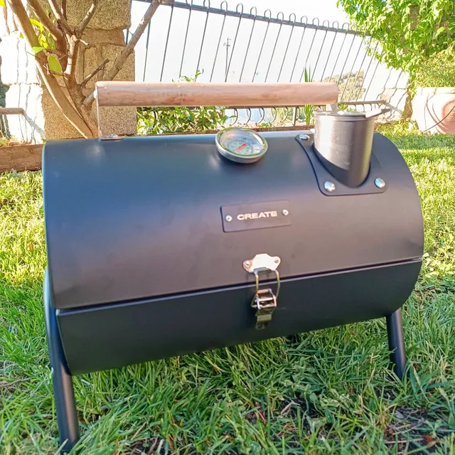 BBQ SMOKEY COMPACT Portable charcoal smoker barbecue Create