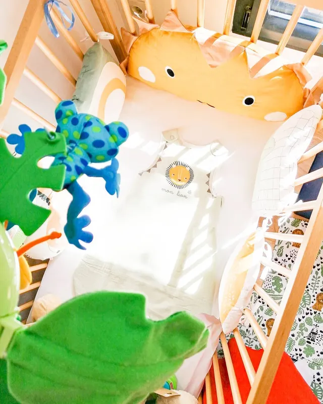 Tour De Lit Tour De Parc Modulable Tanzanie Oeko Tex Ivoire Multicolore Vertbaudet