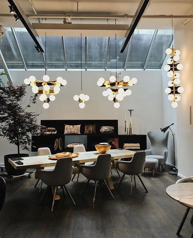 Tom Dixon Ufficiale Lampadario Plane corto