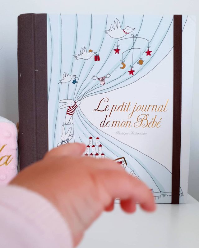 Livre Le Petit Journal De Mon Bebe Pour Enfant Des La Naissance Oxybul Eveil Et Jeux