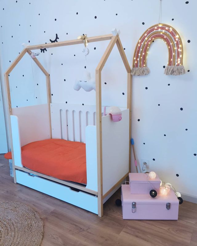 Lit Bebe Coconut Transformable En Banquette Blanc Vertbaudet