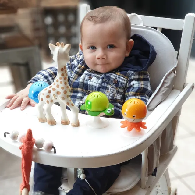 Set De 3 Hochets A Ventouses Hape Pour Enfant De 3 Mois A 2 Ans Oxybul Eveil Et Jeux