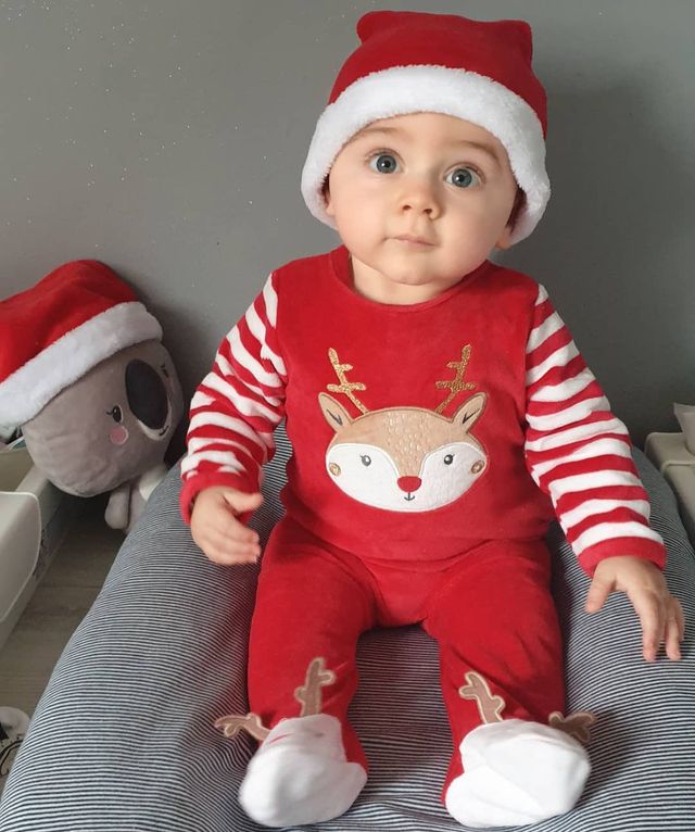 Vertbaudet Coffret Cadeau De Noel Bebe Mixte Pyjama Bonnet Rouge Brique 3m 60cm Bebe Fille 0 24m Bilkvarteret Bebe