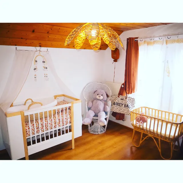 Lit Bebe Transformable Ligne Noe Blanc Vertbaudet