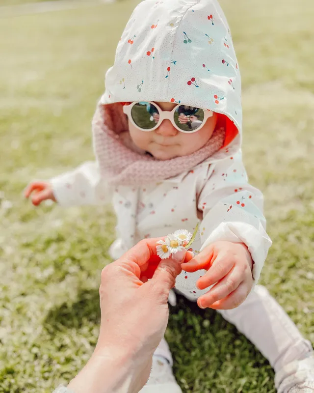 Cire Avec Capuche Bebe Fille Ivoire Imprime Vertbaudet