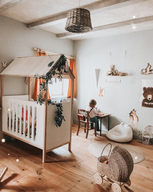 Lit Bebe Coconut Transformable En Banquette Blanc Vertbaudet