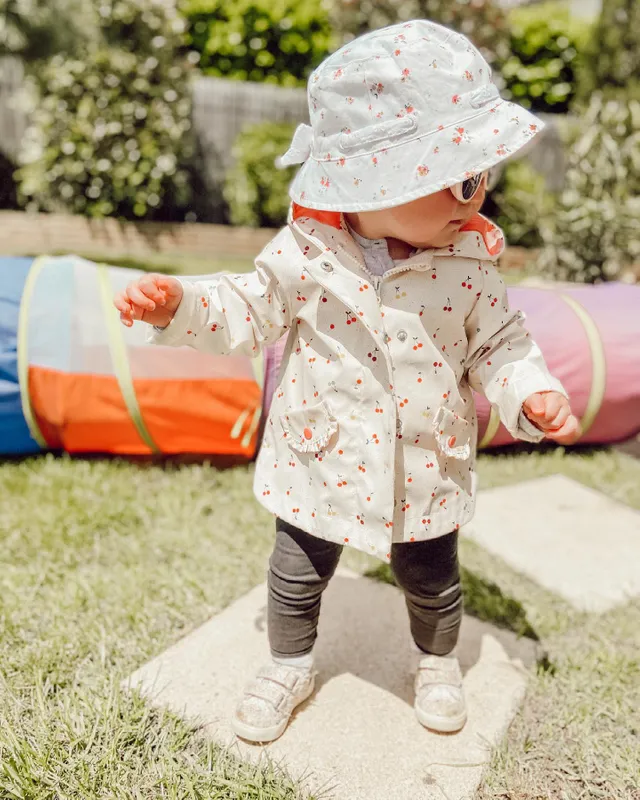 Cire Avec Capuche Bebe Fille Ivoire Imprime Vertbaudet