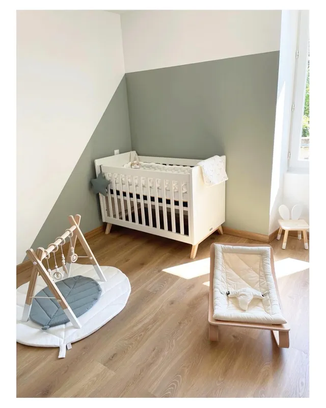 Lit Bebe Transformable A Barreaux Ligne Madison Blanc Vertbaudet