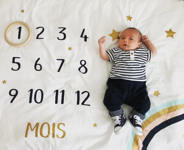 Tapis Photo Bebe Ivoire Vertbaudet