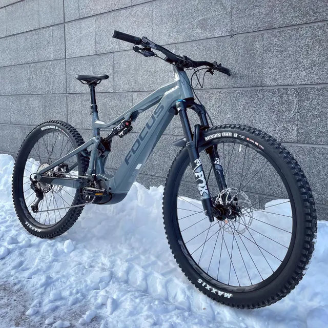 Ebike full suspension mountain on sale bike