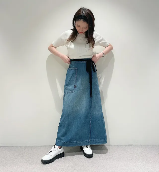 A-line Maxi Wrap Skirt | ダークブルー | G-Star RAW® JP