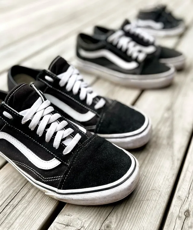 Black platform clearance old skool vans