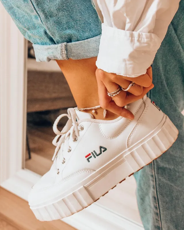 basket fila rose fille