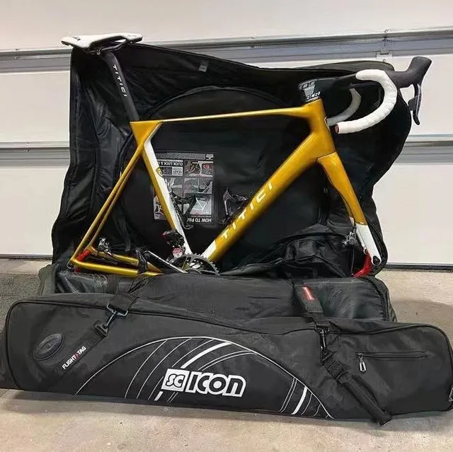 Black Aerocomfort 3.0 Road Bike Travel Bag | Scicon Sports