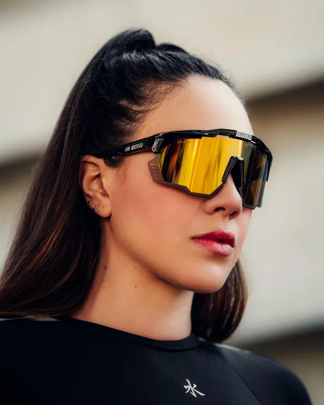 Black Gloss/Multimorror Bronze Aeroshade Kunken Sunglasses