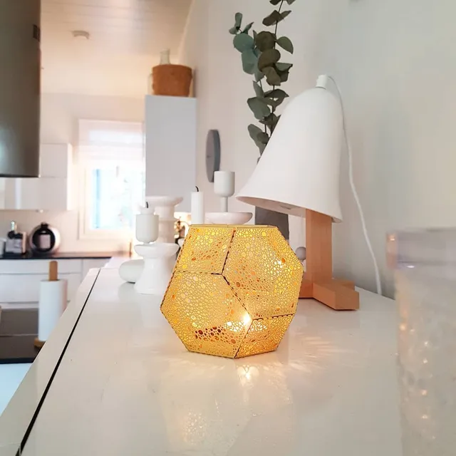 Tom Dixon Official Etch Web Pendant Brass