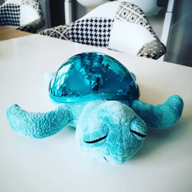 Veilleuse Projection Musicale Tortue Des Mers Aqua Cloud B Pour Enfant Des La Naissance Oxybul Eveil Et Jeux