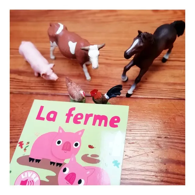 Livre Sonore La Ferme Pour Enfant De 1 An A 3 Ans Oxybul Eveil Et Jeux