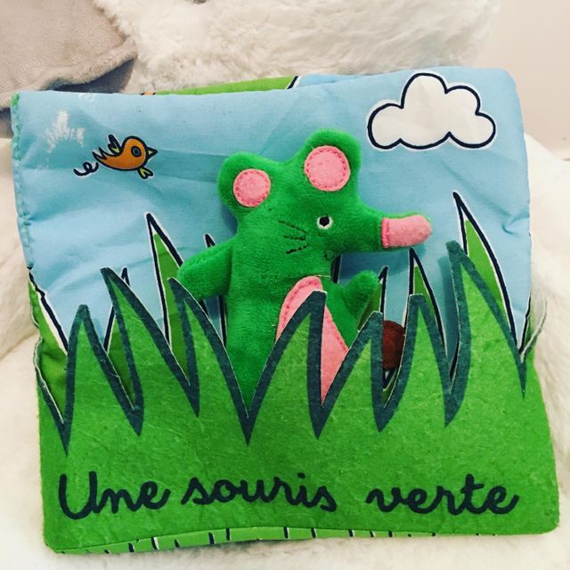 Livre Tissu Une Souris Verte Pour Enfant De 6 Mois A 2 Ans Oxybul Eveil Et Jeux