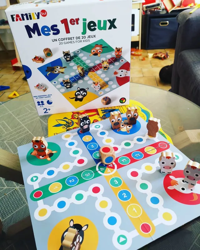 Mes Premiers Jeux De Societe Familybul Creation Oxybul Pour Enfant De 2 Ans A 6 Ans Oxybul Eveil Et Jeux