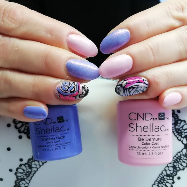 Cnd Shellac Uv Color Coat Be Demure 7 3ml