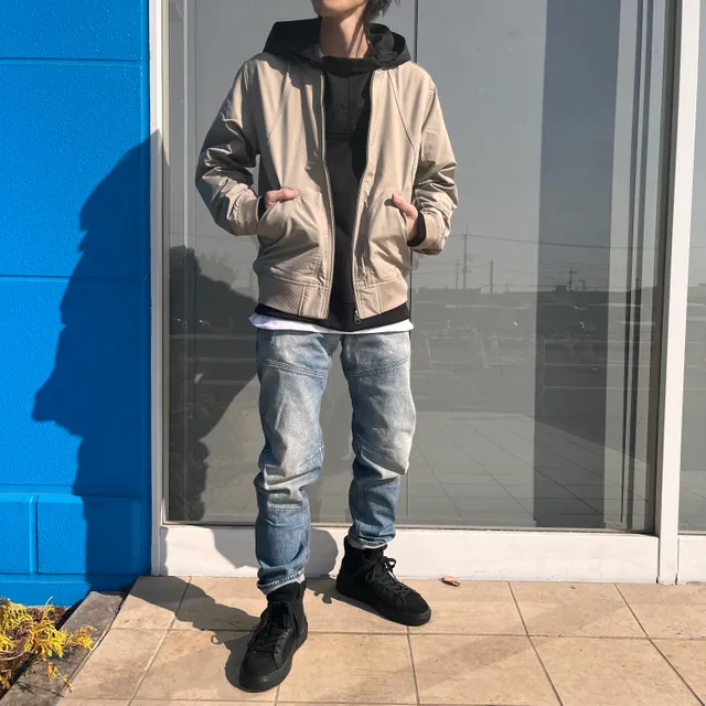 Unpadded Bomber Jacket | ダークブルー | G-STAR® JP