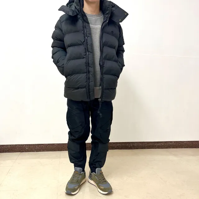 G-Whistler Padded Hooded Jacket | ブラック | G-Star RAW® JP